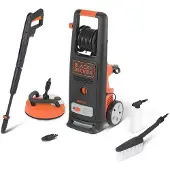 Black & Decker Nettoyeur Haute Pression 2000W 140 Bar 440 L/h Patio cleaner et brosse fixe Black+Decker