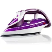 Haeger Pro Glider 2600 Fer à repasser vapeur-sec Semelle céramique de céramique 2600 W Violet, White