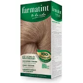 Farmatint Coloration permanente - - 8n Rubio Claro - Sans ammoniaque - Crème - Pour tous types de cheveux