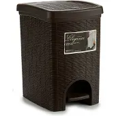Stefanplast Poubelle Elégance Moka L, Poubelle, Marron