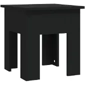 vidaXL Table basse noire 40x40x42 cm Bois composite