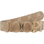 JOOP! Ceinture noisette / blanc
