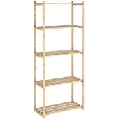 Astigarraga Etagère 5 tablettes à lattes 171x65x30cm nc-5-30