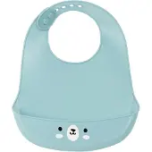 Safta Lätzchen Bear Silikon Hellblau (21 x 2 x 26 cm)