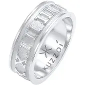 KUZZOI Bague argent