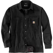 Carhartt Canvas-Fleece, chemise/veste ,Noir (N04) ,M
