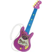 Reig Musicales Kindergitarre Reig Party Lila Blau 4 Seile Elektrizität (Anglais, Espagnol, Français, Portugais)