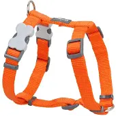 Red Dingo Harnais pour chien dog net dingo plain 60-109 cm orange