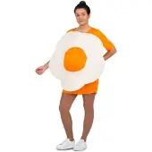 MOM Fried Egg Woman Costume Orange M Enfants