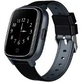Savefamily Montre connectée Senior 35 mm Bluetooth Noir