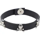 Scalpers Bracelet noir / argent