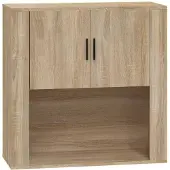 vidaXL Armoire murale Chêne sonoma 80x33x80 cm Bois d'ingénierie