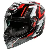 Premier Vyrus EM, casque intégral ,Noir/Blanc/Rouge ,XXL