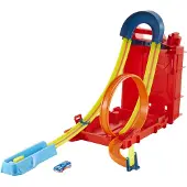 Hot Wheels Boîte à Cascade Avec Bidon De Carburant Illimité Pour Constructeur De Piste