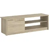 Parisot Meuble TV Wina 136cm - chêne
