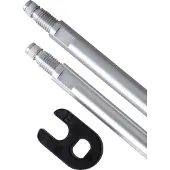 Vittoria Blister Air Valve Extender 2 Units Argenté 60 mm