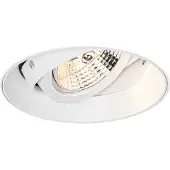 QAZQA Spot encastré moderne blanc GU10 AR70 rond sans bordure - Oneon