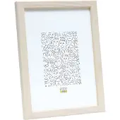 Deknudt Cadre photo en bois blanc clair 20x30 S41JL1