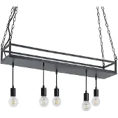 LINDBY Suspension , Kirista, dimmable, Noir, Cuisine, Métal, Vintage / rétro