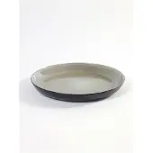Serax Assiette de Service Serax Pure Tableware By Pascale Naessens Black Grey L 29,6 cm