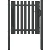 vidaXL Portail de jardin en acier 100x75 cm anthracite