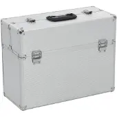 vidaXL Boîte à outils 47 x 36 x 20 cm Argenté Aluminium