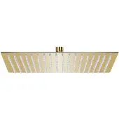 vidaXL Douche de pluie en acier inoxydable 50x50 cm carré Golden