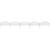 vidaXL Kit de clôture de jardin Convex 77,3x26 cm Vert