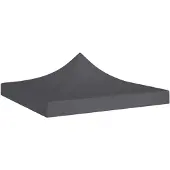 vidaXL Toit de tente de réception 2x2 m Anthracite 270 g/m