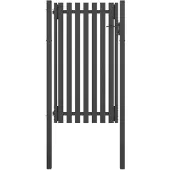 vidaXL Portail de clôture de jardin Acier 1x2,25 m Anthracite