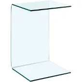 vidaXL Table d'appoint 40x40x60 cm Verre trempé