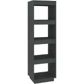vidaXL Bibliothèque/Séparateur de pièce gris 40x35x135 cm pin massif