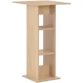 vidaXL Table de bar chêne brun 60x60x110 cm