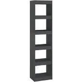 vidaXL Bibliothèque/Séparateur de pièce Gris 40x30x167,5 cm Pin massif