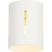 QAZQA Plafonnier design blanc avec effet de lumière - Yana