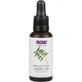 Now Solutions, Huile de Neem, 100% Pure, À base d'huile de graines d'Azadirachta Indica, 1-Ounce