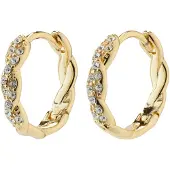Pilgrim Boucles d'oreilles 'EZO' or / transparent