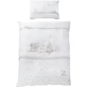 Roba Parure De Lit Bébé Réversibles "Sternenzauber" 2 Pcs. Couette 135 X 100 Cm Et Taies D'oreiller 40 X 60 Cm