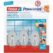 TESA 6x , Crochet adhésif + clou adhésif, Powerstrip Hook Small Oval C