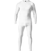 Maier Sports Adrian Long Sleeve Base Layer Set Blanc M Homme