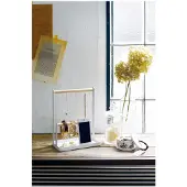 Yamazaki Porte bijoux - - Blanc - Acier et bois - 20x10.5x28.5 cm - Mixte