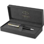 Parker Sonnet Premium Metal & Black G.c Saint Pen