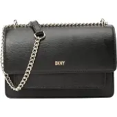DKNY Bryant Chain Flap Bag Noir