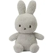 Bon Ton Toys Peluche - 23 cm - Miffy Sitting - Terry Light Grey - - UneTaille - Peluche