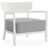 Kartell Cara Fauteuil Outdoor | Mat | White|Grey