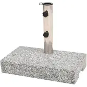 vidaXL Pied de parasol Granit Rectangulaire 25 kg