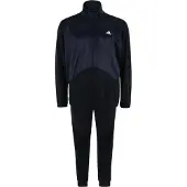 Adidas Hommes, Bas de sport, Trainingsanzug aus Satin-French-Terry (S), Bleu, Noir