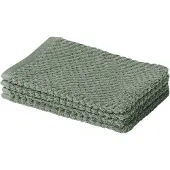 Yumeko - Gants de toilette - Coton - 15x22 - Vert