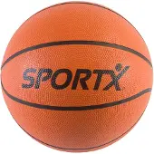 Sportx Ballon de Basket - - Orange - 580gr - Caoutchouc - Enfants 3 ans et plus