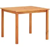 vidaXL Table de jardin 88x88x74 cm bois massif acacia